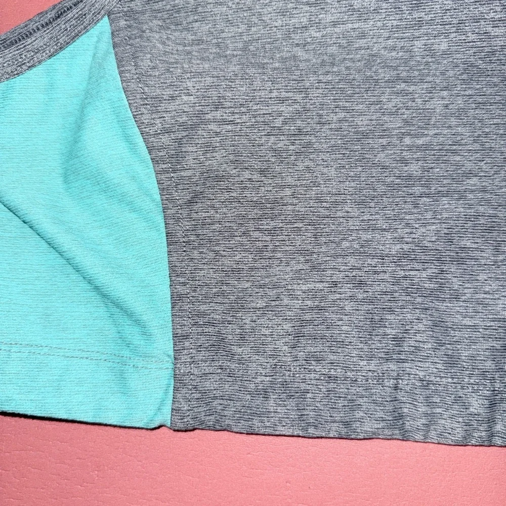 Like new Outdoor Voices grey and blue Athena sports bra size medium